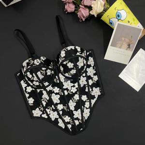 Soutien-gorge Bustier Sculptant en Satin et Dentelle pour Femmes Rondes, Effet Push-up Sexy, Idéal pour Mariage, Soirée, Club, Lingerie de Nuit - Product Image 5