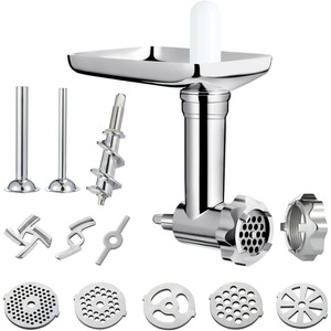 Ensemble complet d'accessoires pour hachoir à <span class=keywords><strong>viande</strong></span> en acier inoxydable pour batteurs sur socle, solution tout-en-un, SUS304/420, usine OEM - Product Image 3