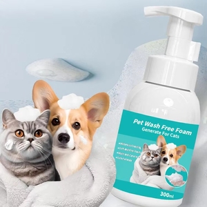 Mousse nettoyante sans eau pour animaux de compagnie, hypoallergénique, sans parfum, pour peaux sensibles, fabrication directe usine, marque privée - Product Image 3