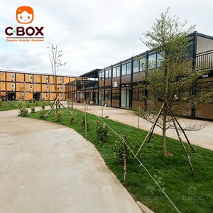 Cbox Easy Assemble Prefab Flat Pack Office Hospital Disaster Relief Modular Sandwich Panel Dormitory Mobile Container House - Product Image 1
