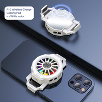 Manette de jeu sans fil Leizun 2,4 GHz en ABS avec ventilateur de refroidissement, joystick et garantie d'un an pour les consoles mobiles et de jeu