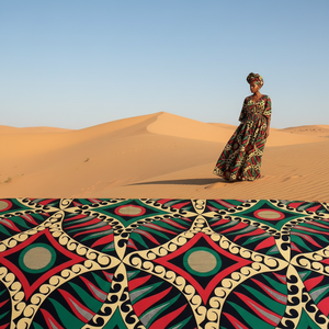 Tela Africana de Cera Dorada ZHAORUN 100% Algodón, Ankara Gold Wax <span class=keywords><strong>Batic</strong></span> para Vestidos de Mujer - Product Image 6