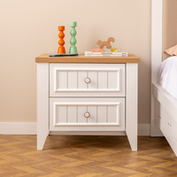 Ensemble de lit de style moderne ensemble complet de chambre à coucher 7 pièces commode armoire commode table de chevet lit Queen couleur blanche panneau de particules