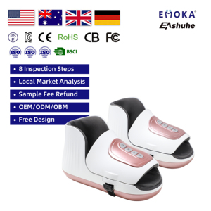 Zapatos de Masaje para Pies Recargables con Vibración, Calor, Presión de Aire y Control de Tiempo para Uso Doméstico - Product Image 1