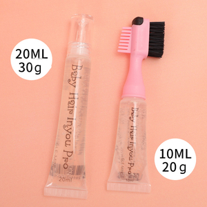 Spazzola per bordi impermeabile 2 in 1 e Dispenser di Gel per intrecciare il bordo dei <span class=keywords><strong>capelli</strong></span> del bambino spazzola per il controllo del Gel - Product Image 4