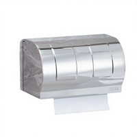 Distributeur automatique d'essuie-tout en papier découpé pour salle de bain toilette mural