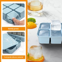 Moule à glace en silicone de qualité alimentaire YYH DSD-3, facile à démouler, pour la maison, pour crèmes glacées et friandises congelées, personnalisation du logo, impression possible
