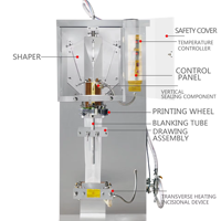 Machine à emballer automatique de remplissage d'eau de sachet d'eau potable de poche