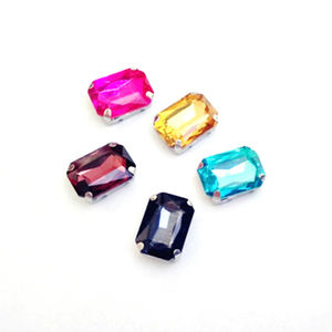 Octangle צלול לתפור על Rhinestones עם טופר זכוכית אבנים תפירה עבור שמלות - Product Image 6