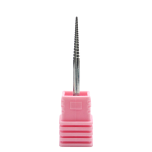 JadeNail gümüş uzun sivri konik Tungsten karbür tırnak matkap uçları akrilik tırnak ipuçları taşlama manikür (sol/sağ el kullanımı) - Product Image 2