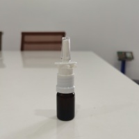 Botol tetes kaca Amber Mini 5ml, untuk Perawatan Kulit Serum wadah parfum untuk Kosmetik kapasitas 20ml 30ml 50ml
