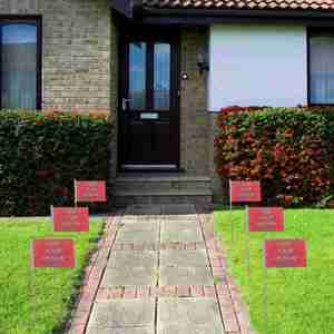 Drapeaux de marquage personnalisés pour pelouse, marqueurs de jardin personnalisés, panneaux de jardin avec piquet Bagetu - Product Image 6