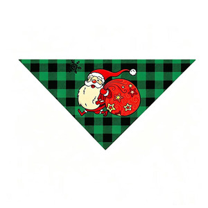 Pañuelo Triangular Navideño para Mascotas con Bolsillo Decorativo para Gatos y Perros, Accesorio Festivo Novedoso, Origen Yiwu - Product Image 5