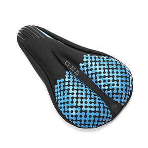 Bicycle Saddle Cover Gel <b>Padding</b> Mountain Bike Seat <b>Cushion</b> Comfortable Cycling Accessory Unisex Adult Black - Product Image 2