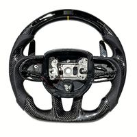 Volant LED en fibre de carbone RGB SRT pour Dodge Challenger Charger RT Durango SRT Scat Pack 392 Super Bee Jeep Trackhawk