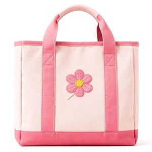 Custom Maple Leaf Embroidery Nylon <b>Tote</b> <b>Bag</b> with <b>Zipper</b> Closure Eco-Friendly Shoulder Handle Large Capacity Commute Handbag - Product Image 5