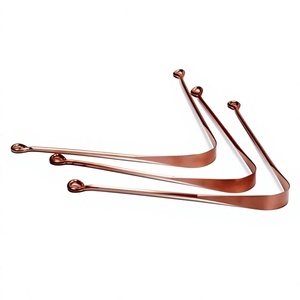 Limpiador de Lengua en Forma de U de Cobre Natural Diseñado para una Mejor Rutina de Cuidado Bucal con Bordes Suaves y Fácil Manejo - Product Image 1