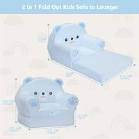 Personnalisé Stable Antidérapant Amovible Nettoyage Dessin Animé Canapé Pliant Siège Enfant Animal En Peluche Certifié CPC Bébé Fauteuil Canapé