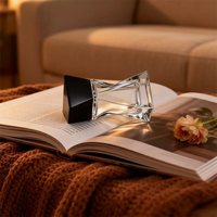 Flacons de parfum à taille torsadée géométrique, bouchon carré noir, vente directe usine, flacons de parfum vides rechargeables, couvercles de flacons de parfum en gros