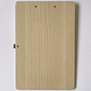 Stylo porte-crayon presse-papiers écriture <span class=keywords><strong>Menu</strong></span> conseil vérifier présentateur bois naturel A4 lettre taille bois presse-papiers - Product Image 2