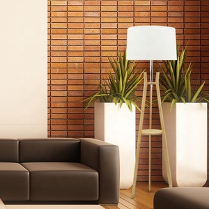 Modern Luxury Beige Fabric Shade High Brightness Floor Lamp Bamboo Body E27 Base Dome Design Tripod <b>Stand</b> Wooden Corner Living - Product Image 4