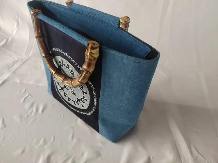 Wear-resistant Blue Fashion Handmade Batik Bag Fashion Handbags