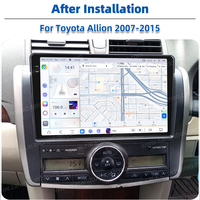 2K 2000x1200 Android 13 8+256GB GPS RGB Radio Mobil Stereo Sistem Multimedia CarPlay 4G DSP Kamera 360 untuk Allion 2007-2015