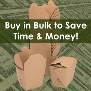 Eco Friendly Disposable Irregular Shape Kraft Paper PE Coating <strong>Noodle</strong> <strong>Box</strong> Matte Finish for Takeaway Food Snack <strong>Box</strong> Container - Product Image 4