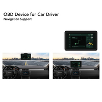 Tablet PC con OBD para conductores Android Dashboard GPS Monitor de coche pantalla digital de diagnóstico para coches OBD ODM Tablet PC