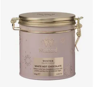 Lata de aluminio sellada hermética de grado alimenticio, con logotipo personalizado, de lujo, con válvula de Metal vacía, embalaje redondo para café - Product Image 1
