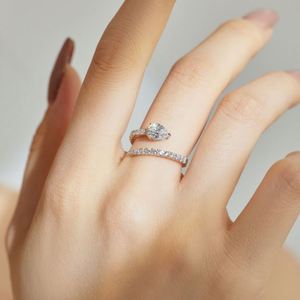 Anillos de Joyería Dylam de Diseño Moderno, Sin Deslustre, Plata de Ley 925, Chapados en Rodio, en Forma de Espiral, con Circonita Cúbica 5A, para Mujer - Product Image 4