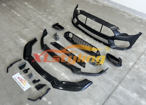 XLstyling Car Tuning Conversion Body Kit Pare-chocs avant pour <span class=keywords><strong>Ford</strong></span> <span class=keywords><strong>Mustang</strong></span> 2018-2023 M-CH 1 Pare-chocs avant avec calandre LED Light - Product Image 4