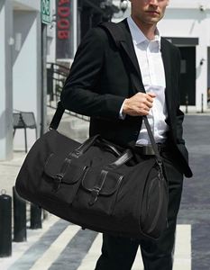 Free Sample Waterproof Oxford Fabric Convertible <b>Travel</b> <b>Garment</b> <b>Bag</b> Carry on Weekend Duffel <b>Bag</b> With Shoe Pouch - Product Image 6