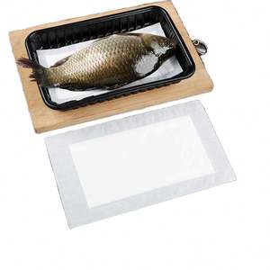 Tampons absorbants pour viande de haute qualité 180*120mm, en papier plastique de qualité alimentaire, pour plateau de récupération des liquides, pour viande et fruits de mer, prix direct usine, bon marché - Product Image 2