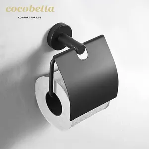 Cocobella बाथरूम सामान टॉयलेट पेपर तौलिया धारक दीवार पर चढ़कर शौचालय तौलिया बार शेल्फ
