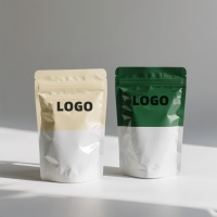 Sacs d'emballage alimentaire à fermeture éclair avec fenêtre pour collations, biscuits, noix, présentoir stable, refermable, tailles et impressions personnalisées