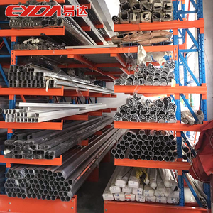 מערכת מדפים קנטילברית מפלדה כבדה למכירה חמה לאחסון צינורות ארוכים, 5 שכבות, חשמלית עם ידית סיבוב, עמידה בפני קורוזיה - Product Image 3