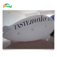Dirigible Inflable, Globo de Helio Grande con Logotipo Personalizado Impreso, Publicidad Gigante, Cielo Volador, Cohete Globo