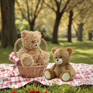Orsetto di peluche personalizzabile all'ingrosso con funzione di registrazione e canto, imbottito in cotone PP, <span class=keywords><strong>giocattolo</strong></span> di peluche Unisex 'Miss You' - Product Image 1