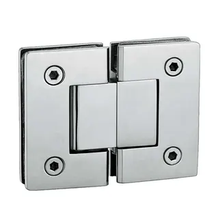 Frameless stainless steel 360 degree pivot shower hinge for bathroom glass door