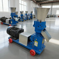 Machine à granulés compacte et portable pour usage domestique, pour la fabrication d'aliments pour animaux et de granulés de bois/biomasse