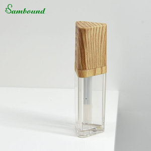 Venta al por mayor de tubos de brillo de labios vacíos de gama alta de lujo vacío 7ml elegante tubo de brillo de labios con cabezal aplicador de cepillo - Product Image 5