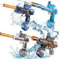 Pistolet à eau intelligent Holi pour enfants, puissant, portable, automatique, électrique, avec une capacité de 1000 ml, rechargeable par USB