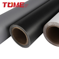 Rouleau de bannière en PVC Lona 13oz, impression numérique, dos noir imperméable, résistance aux intempéries 3 ans, matériau plastique Flex Frontlit