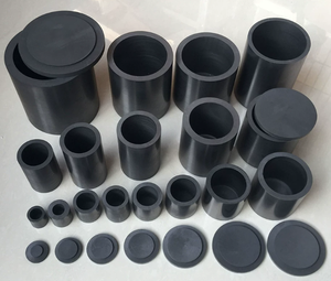 Creuset en graphite haute pureté et haute résistance, mince et haut, pour la fusion de métaux précieux, résistant à la corrosion à haute température et à l'analyse - Product Image 4
