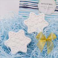 Coffret Cadeau de Bombes de Bain Écologiques et Véganes pour Enfants, Motif Nuage Étoilé Arc-en-ciel, Marque Privée