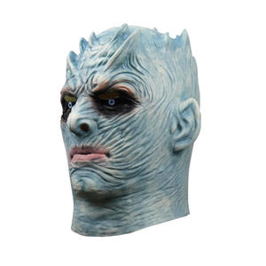 <span class=keywords><strong>Masque</strong></span> en latex de tête de marcheur <span class=keywords><strong>blanc</strong></span> de Game of Thrones, accessoire d'<span class=keywords><strong>horreur</strong></span> pour Halloween, pour maison hantée, taille unique - Product Image 2
