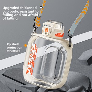 Nouvelle Gourde Sportive Tonton Grande Capacité, Résistante aux Chutes et aux Hautes Températures, avec Couvercle Pop-Up à Touche Unique et Paille Intégrée - Product Image 2