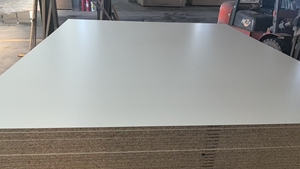 Kích thước lớn 7 * 9ft 6 * 9ft 6 * 8ft melamine ván dăm hoàn thành sóng trắng mDP cho đồ nội thất trong bán flakeboard cho đồ nội thất - Product Image 6