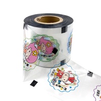 Film scellant pour gobelets en papier imprimé avec logo personnalisé film d'étanchéité pour gobelets en PP pour tasse à thé à bulles